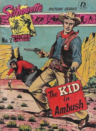 Silhouette Western Picture Library #2 comic cover
