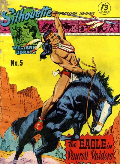 Silhouette Western Picture Library #5 comic cover