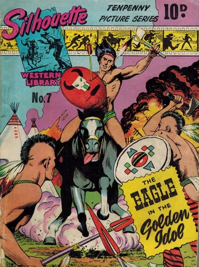 Silhouette Western Picture Library #7 comic cover