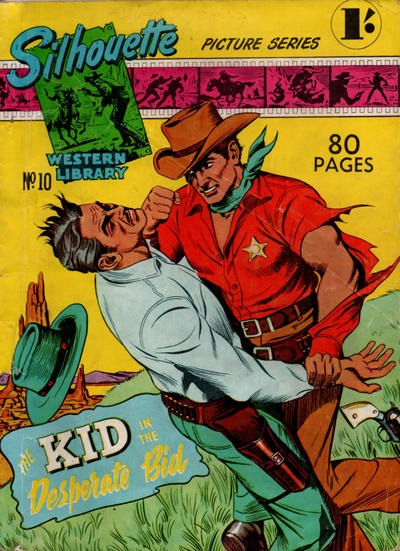 Silhouette Western Picture Library #10 comic cover