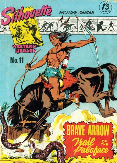 Silhouette Western Picture Library #11 comic cover
