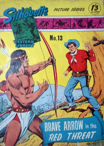 Silhouette Western Picture Library #13 comic cover