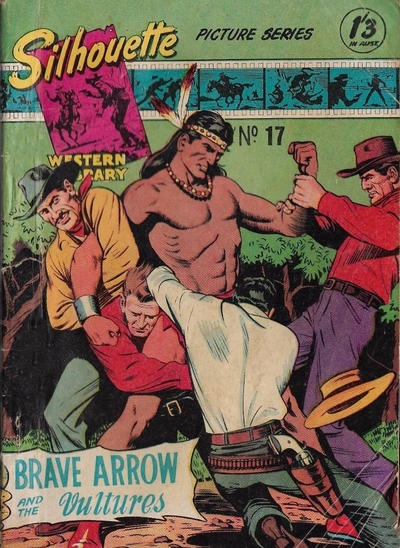 Silhouette Western Picture Library #17 comic cover