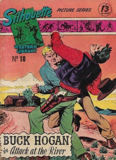 Silhouette Western Picture Library #18 comic cover