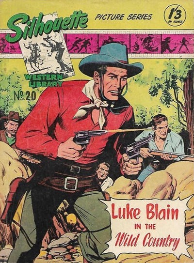 Silhouette Western Picture Library #20 comic cover