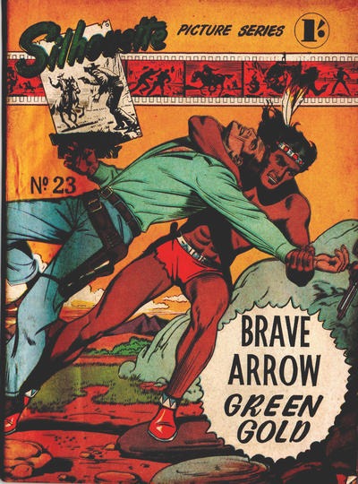 Silhouette Western Picture Library #23 comic cover