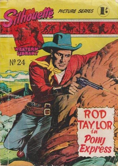 Silhouette Western Picture Library #24 comic cover