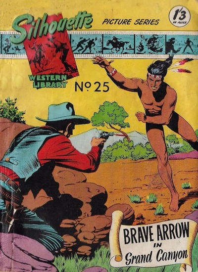 Silhouette Western Picture Library #25 comic cover