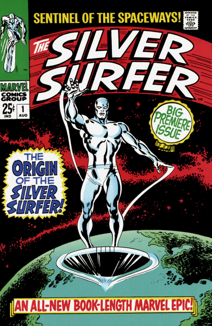 Silver Surfer #1 comic cover