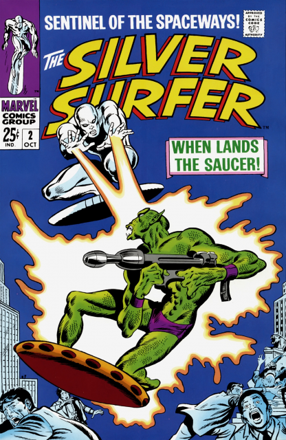 Silver Surfer #2 comic cover
