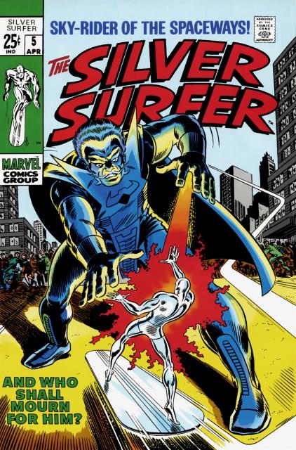 Silver Surfer #5 comic cover