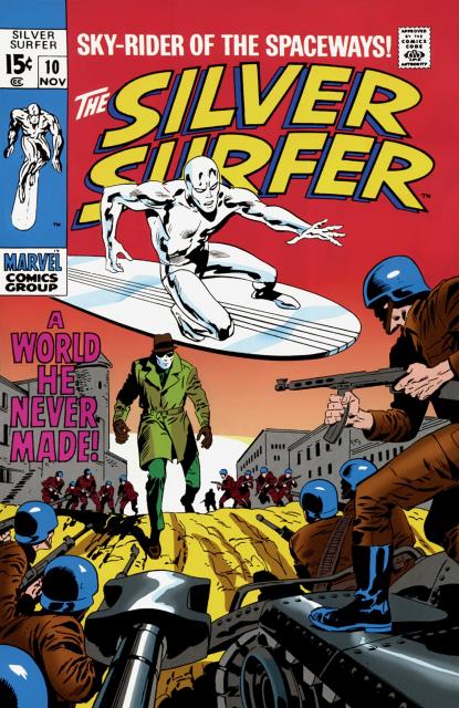 Silver Surfer #10 comic cover