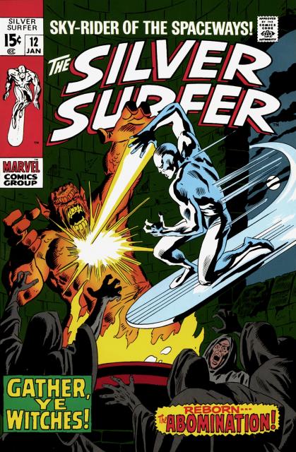 Silver Surfer #12 comic cover