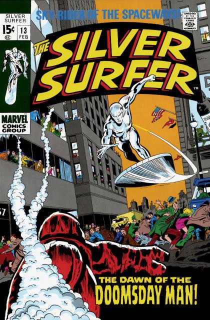 Silver Surfer #13 comic cover