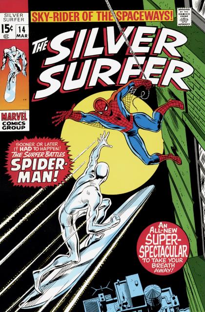 Silver Surfer #14 comic cover