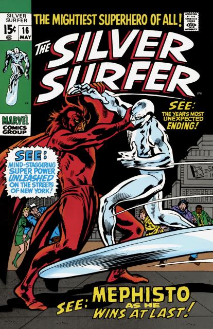 Silver Surfer #16 comic cover