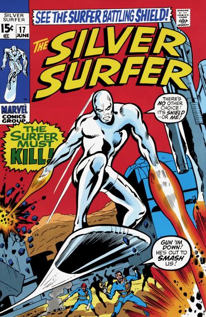 Silver Surfer #17 comic cover
