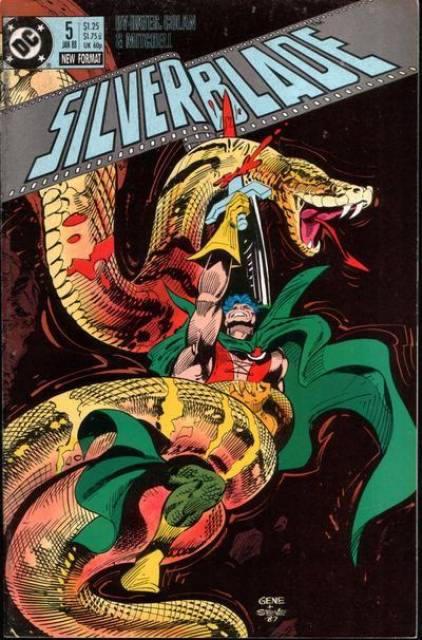 Silverblade #5 comic cover