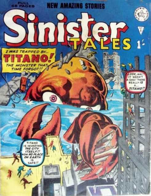 Sinister Tales #1 comic cover