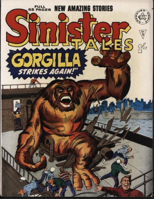 Sinister Tales #3 comic cover