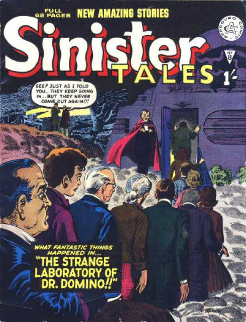 Sinister Tales #8 comic cover