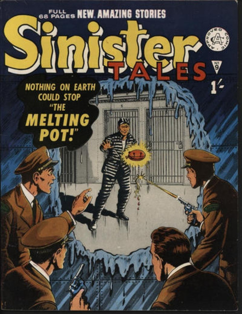 Sinister Tales #9 comic cover