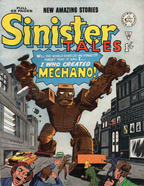 Sinister Tales #10 comic cover
