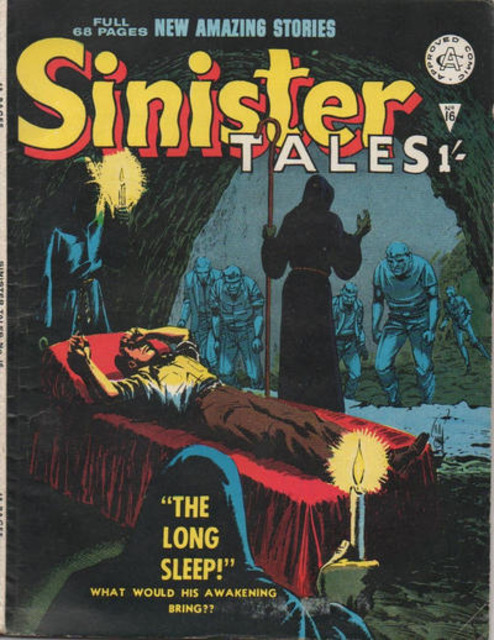 Sinister Tales #16 comic cover