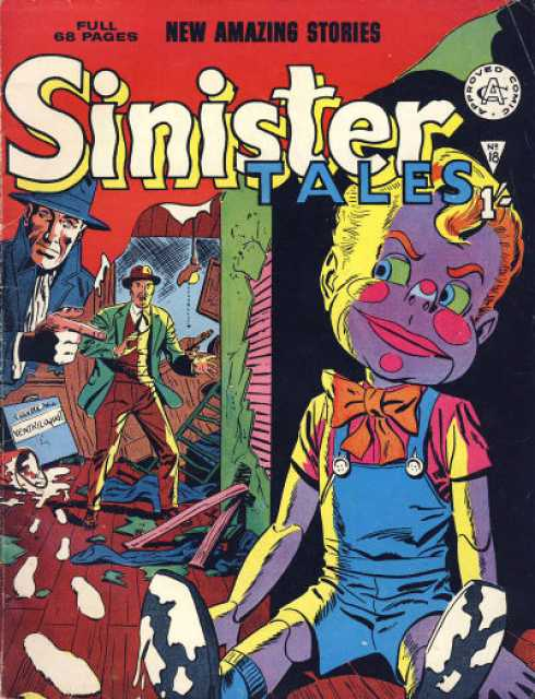 Sinister Tales #18 comic cover