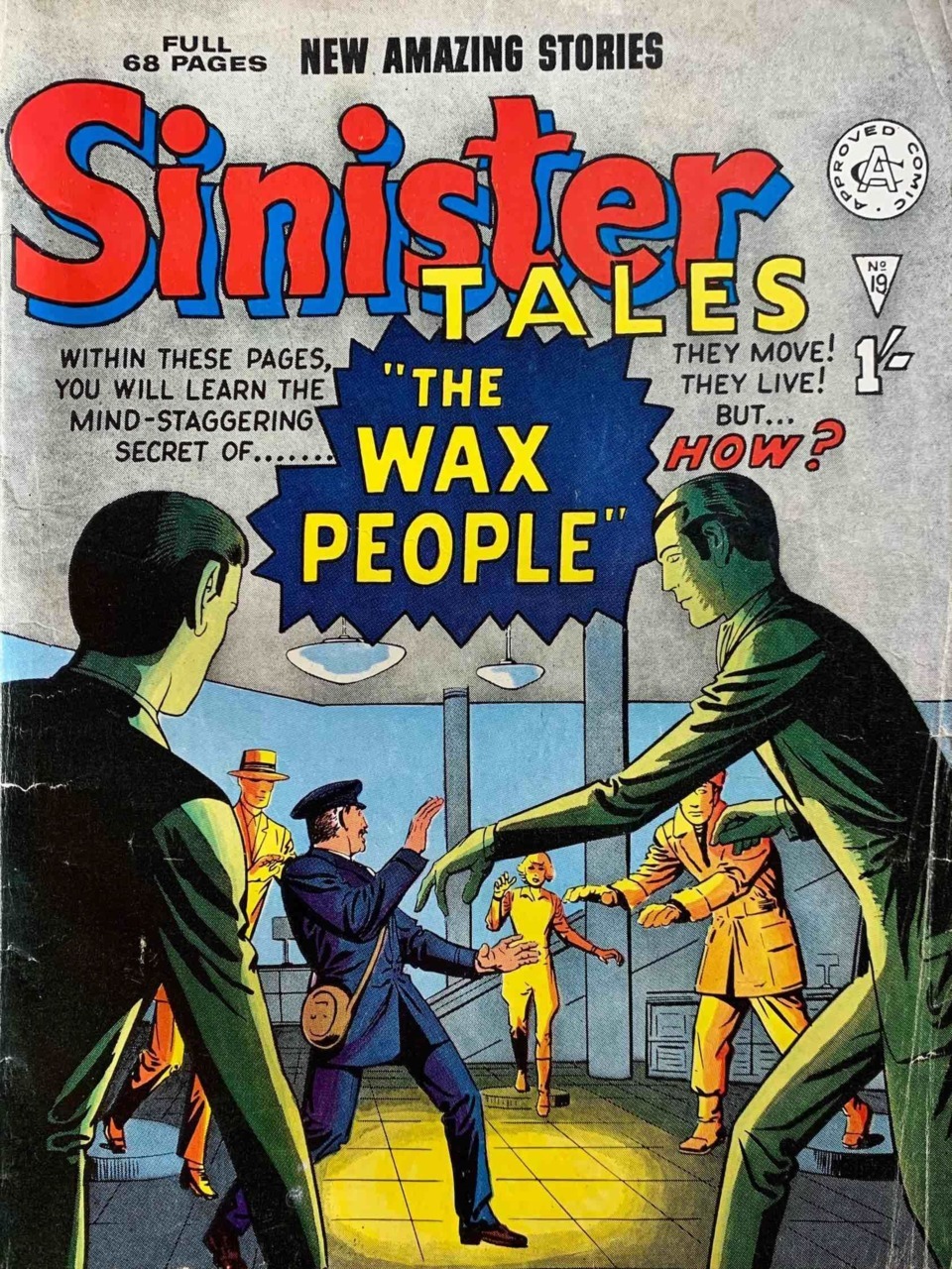 Sinister Tales #19 comic cover