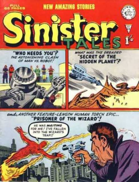 Sinister Tales #22 comic cover