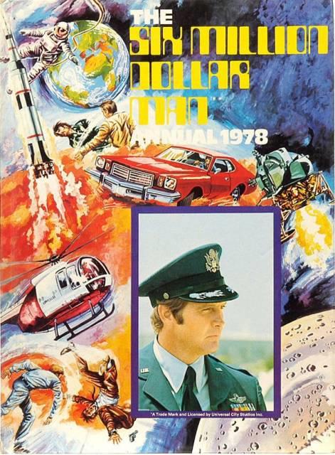 Six Million Dollar Man Annual 1978 comic cover