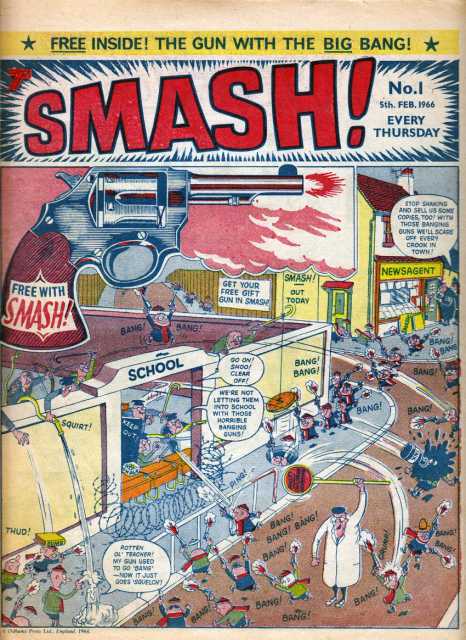 SMASH! #1 with free gift comic cover