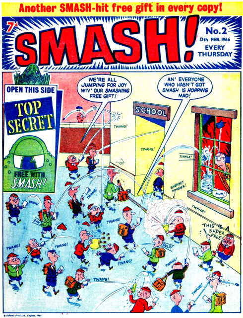 SMASH! #2 with free gift comic cover