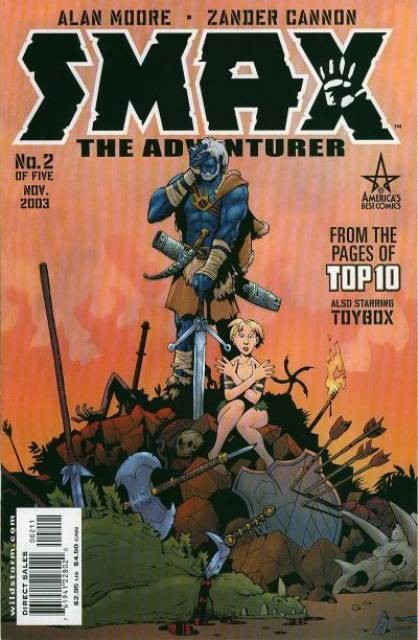 Alan Moore's Smax #2 comic cover