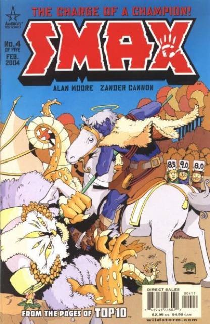 Alan Moore's Smax #4 comic cover