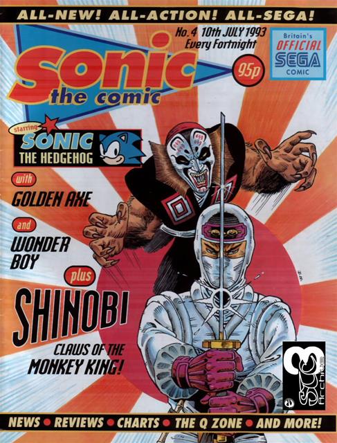 Sonic the Comic #4 comic cover