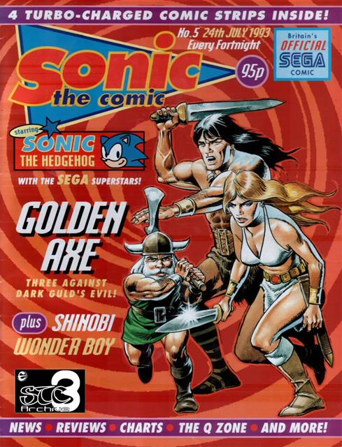 Sonic the Comic #5 comic cover