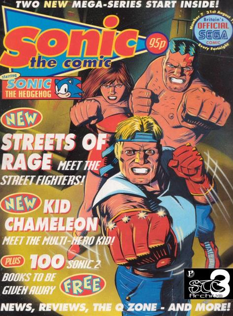 Sonic the Comic #7 comic cover