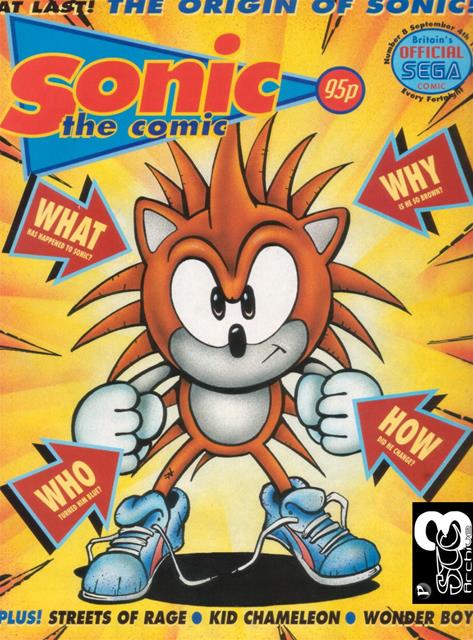 Sonic the Comic #8 comic cover