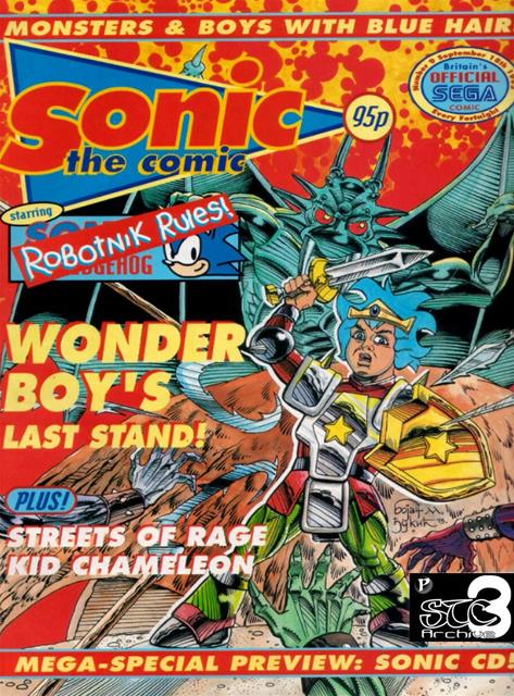 Sonic the Comic #9 comic cover