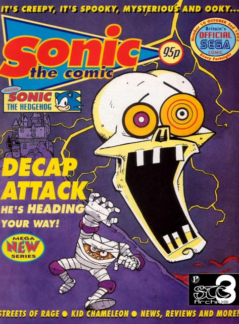 Sonic the Comic #10 comic cover