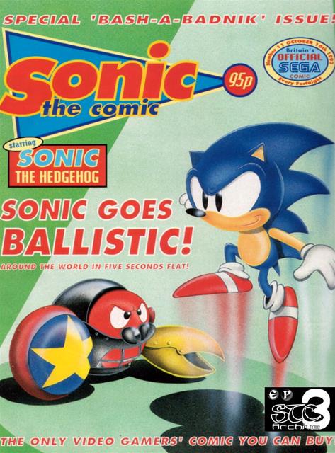 Sonic the Comic #11 comic cover