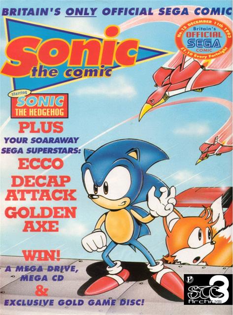 Sonic the Comic #15 comic cover