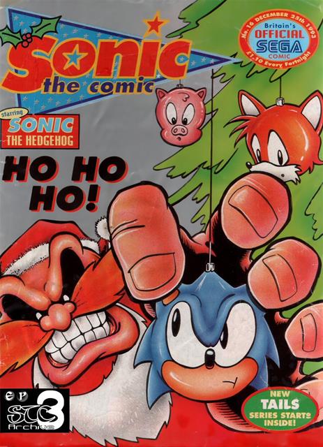 Sonic the Comic #16 comic cover