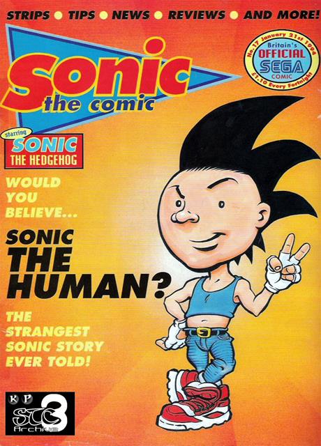 Sonic the Comic #17 comic cover