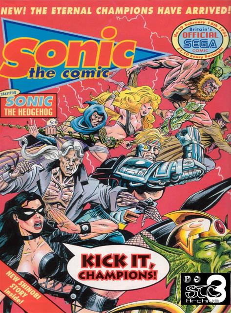 Sonic the Comic #19 comic cover
