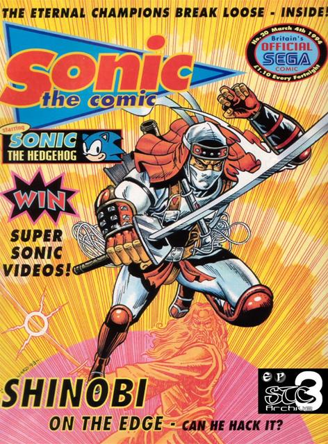 Sonic the Comic #20 comic cover