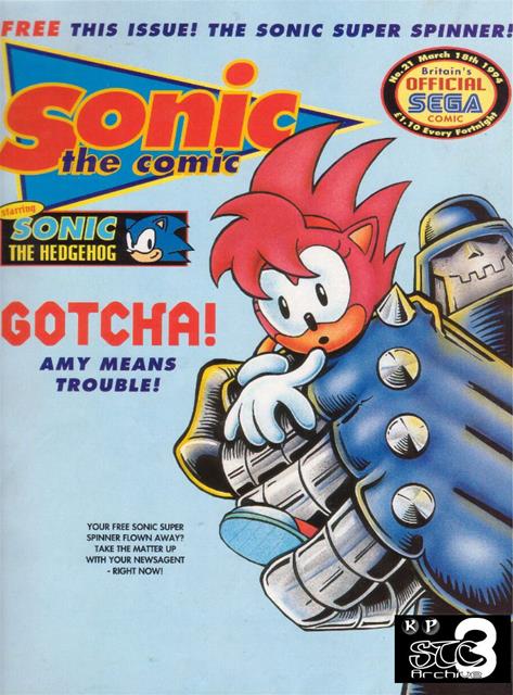 Sonic the Comic #21 comic cover