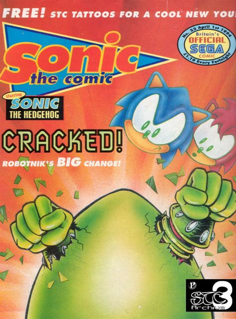 Sonic the Comic #22 comic cover